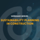 The built environment and construction industry is in a position of considerable responsibility and influence, in terms of delivering a more climate-resilient economy (Ernst & Young ‘Detailed Description of Needs for the Irish Construction/Built Environment Sector’ report, 2021). Climate action continues to be one of the key drivers for the construction sector, and this will continue to be the case for the foreseeable future in Ireland and internationally. The Government must meet very challenging CO2 reduction targets while ensuring sustainable development. This creates opportunities for the retrofitting of existing structures and finding improved ways to construct new buildings and infrastructure. This module explores sustainable construction processes and products, and aligns with SDG 4 (Quality Education), SDG 9 (Industry, Innovation and Infrastructure), and SDG 13 (Climate Action).