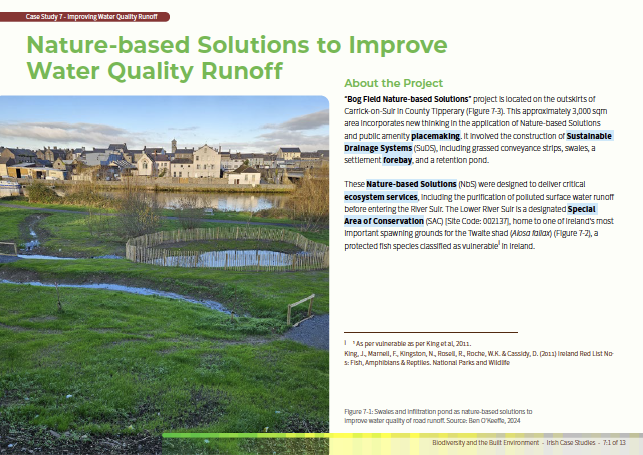 BIODIVERSITY AND THE BUILT ENVIRONMENT Case Study 7