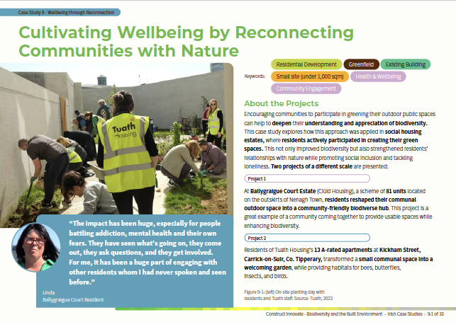 BIODIVERSITY AND THE BUILT ENVIRONMENT Case Study 9