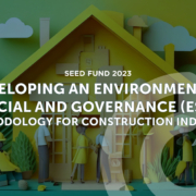 Developing an environmental, social and governance (ESG) methodology for construction industry