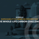 Abstract Cover for the THE WHOLE-LIFE CARBON CHALLENGE
