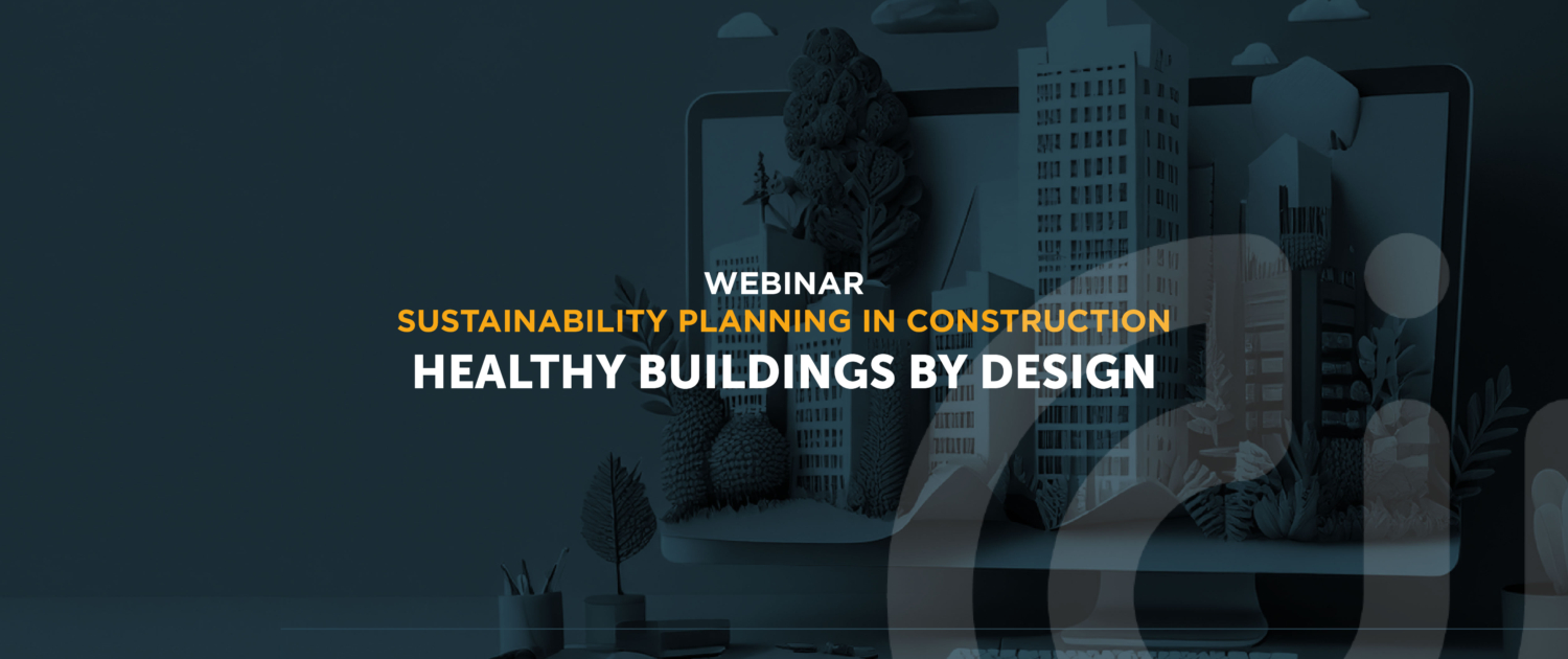 Healthy Buildings by Design Webinar abstract cover for Healthy Buildings by Design
